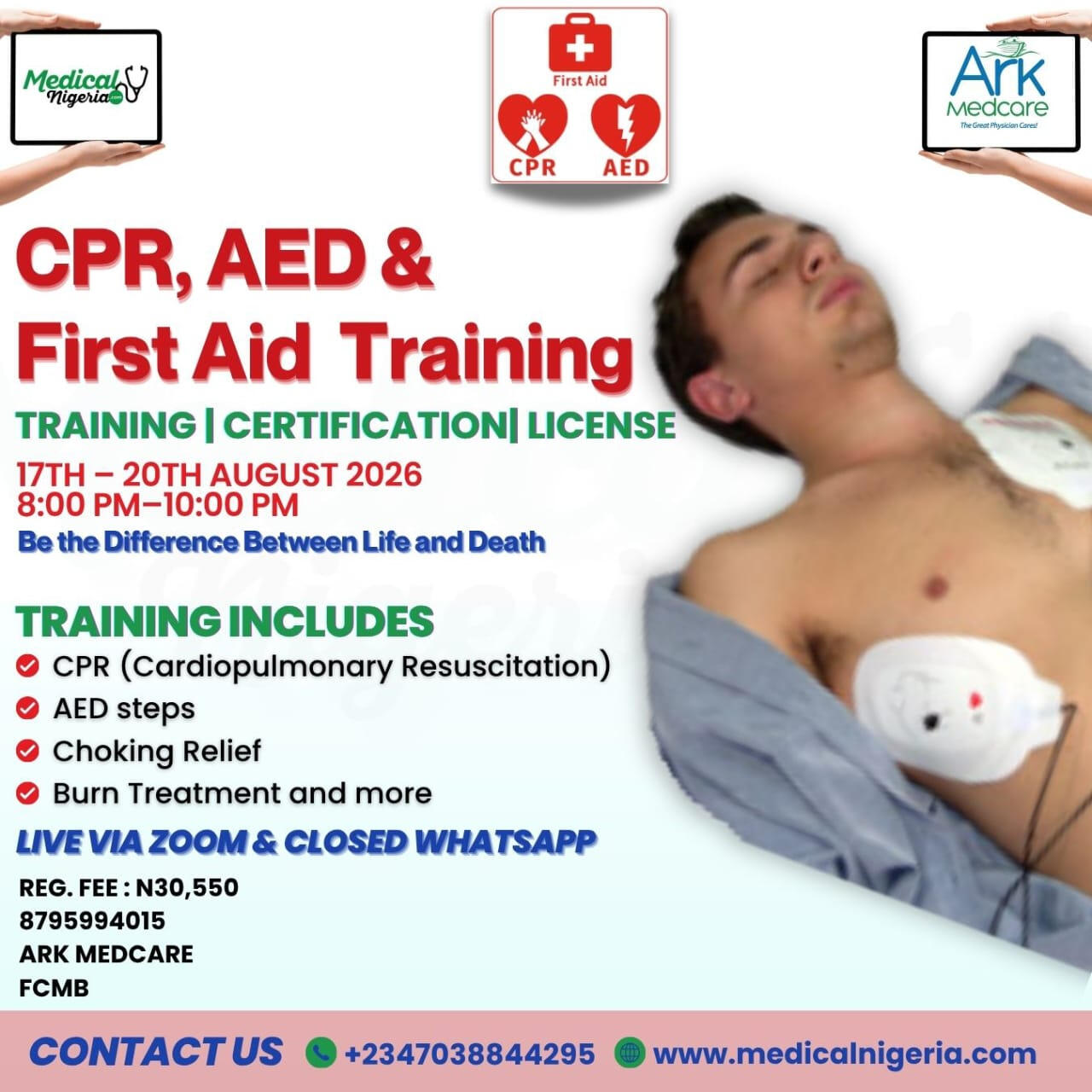 CPR AED AND FIRST AID COURSE